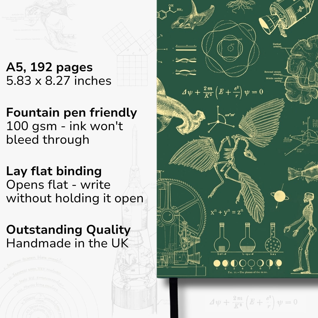 The Curious Mind Yearly Planner - Undated (Green)