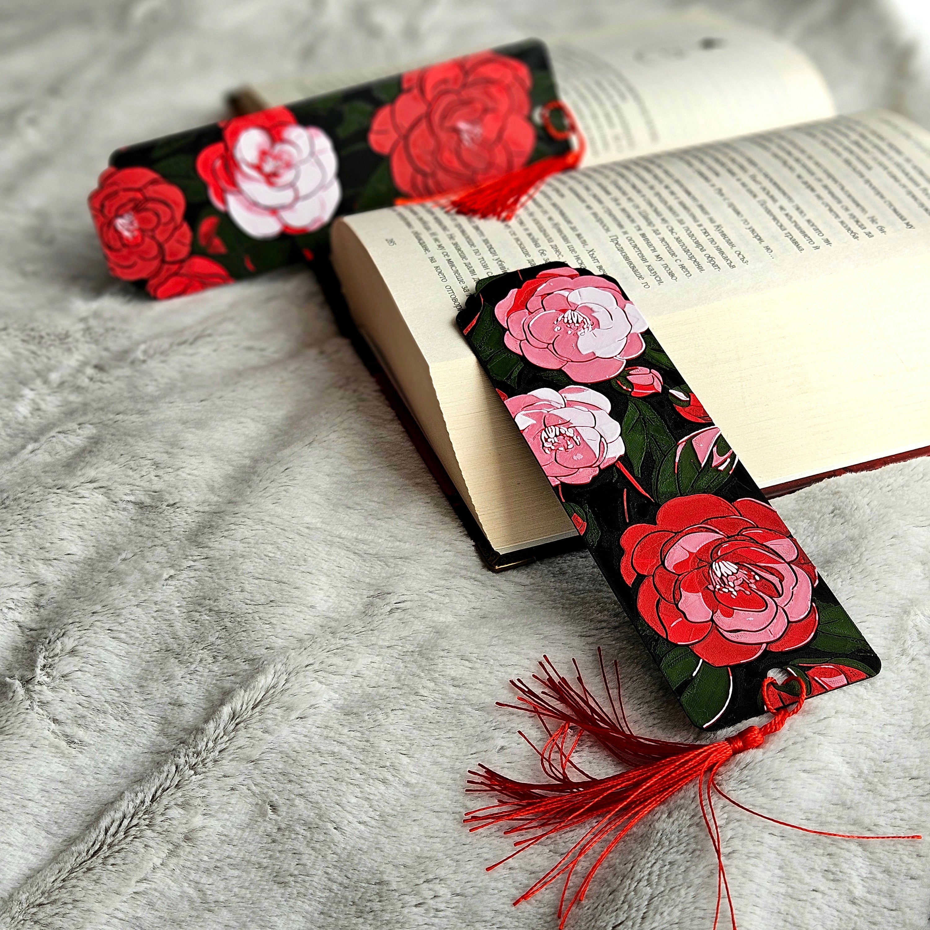 Blooming Camellias Bookmark - 3D Printed