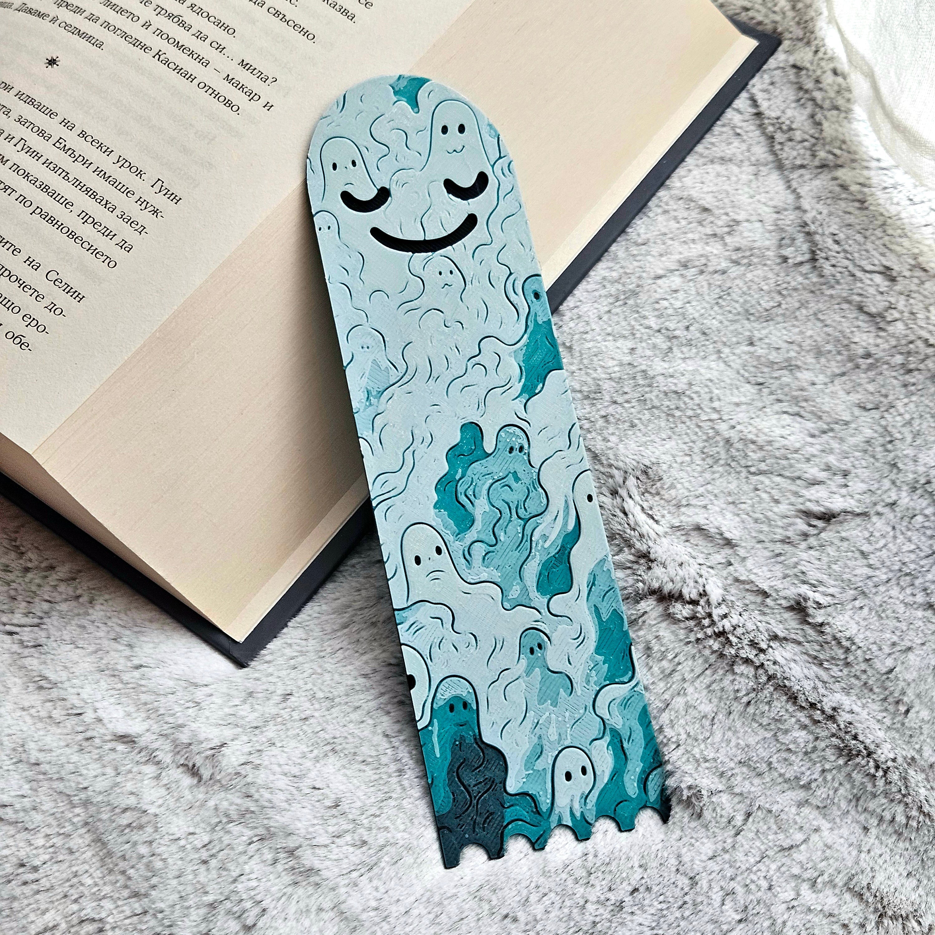 Spooky Buddy Glow in the Dark Bookmark -3D Printed