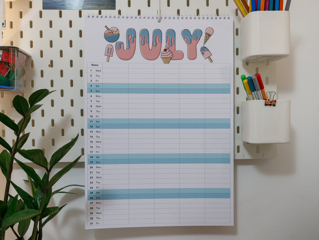 2026 Family Planner - A3