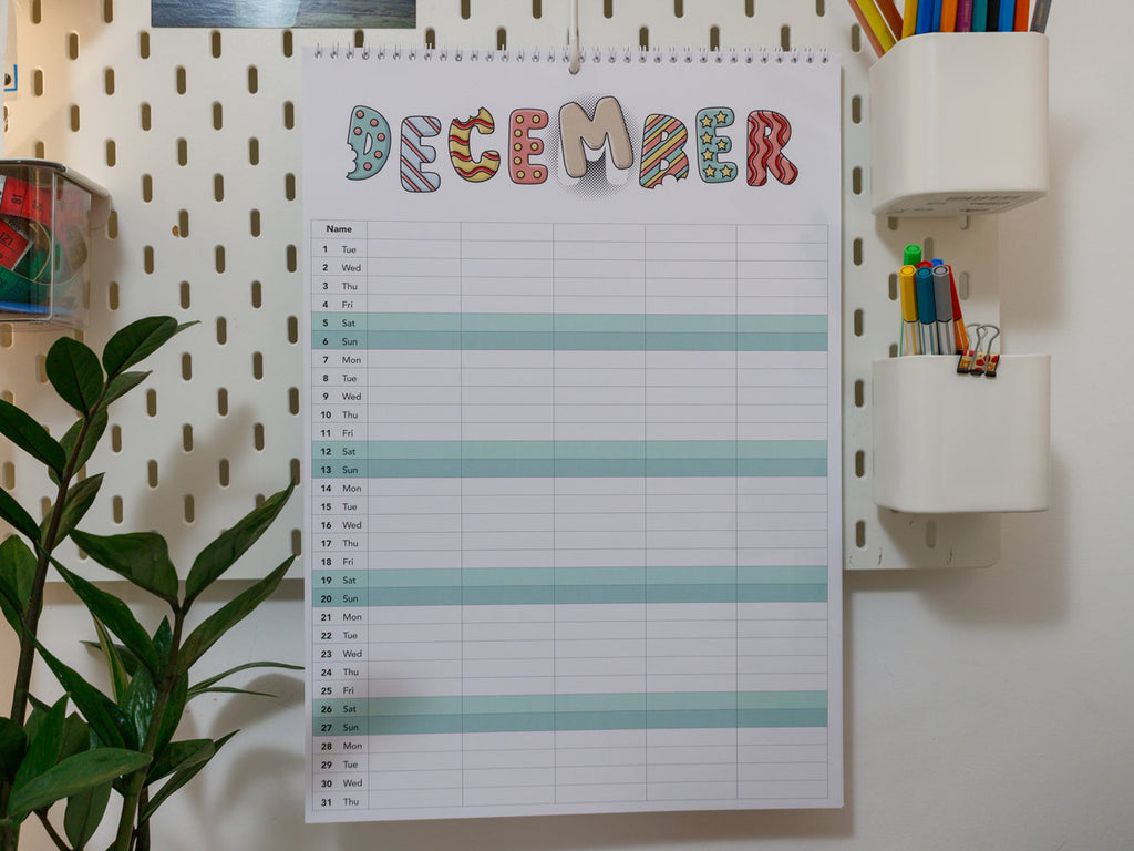 2026 Family Planner - A3