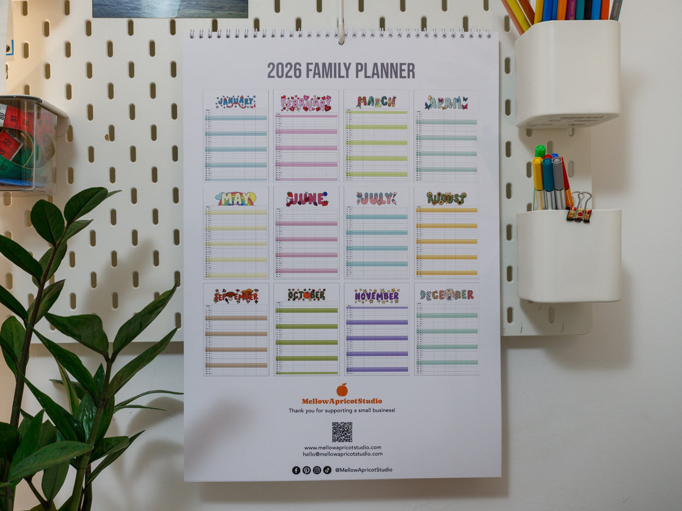 2026 Family Planner - A3