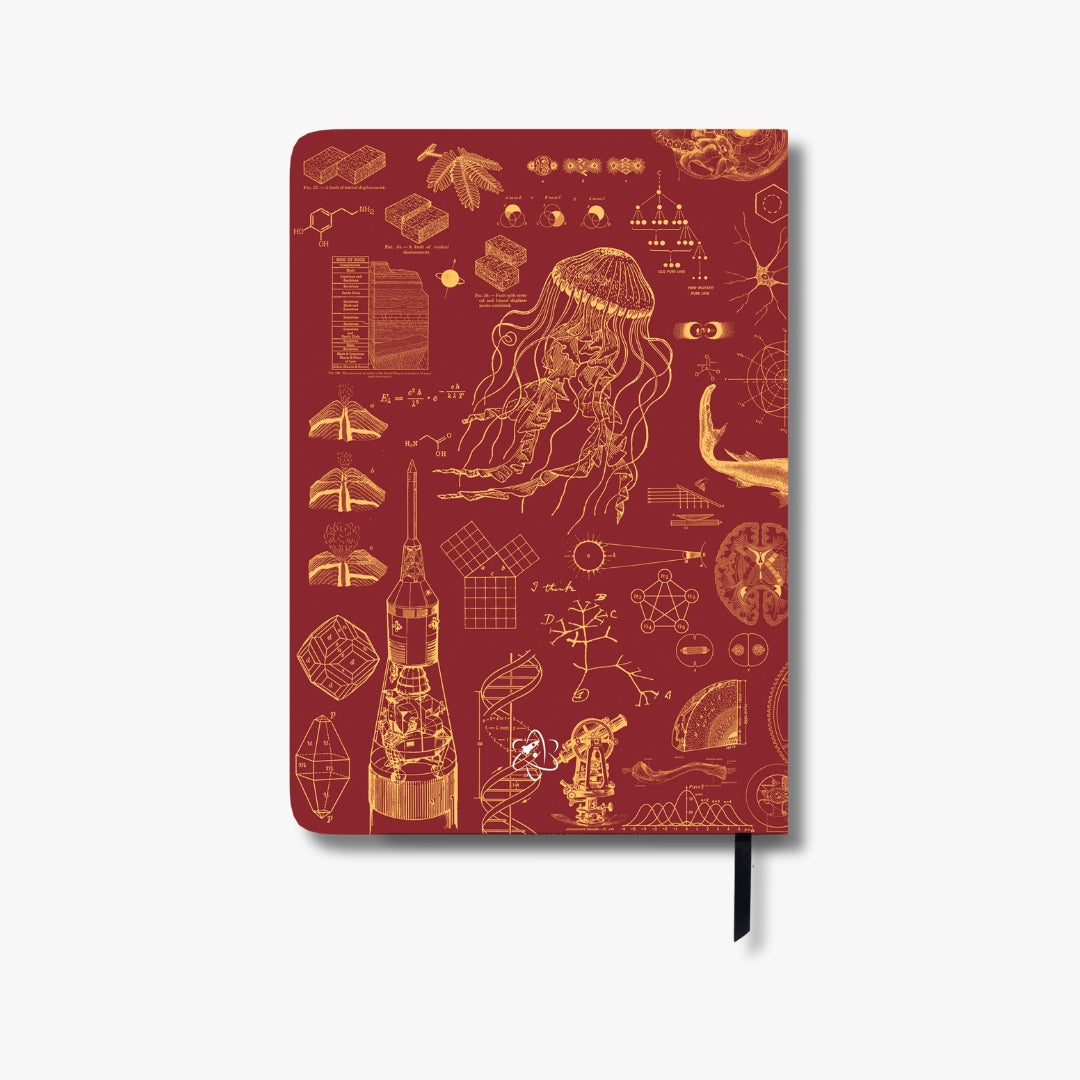 The Curious Mind Yearly Planner - Undated (Red)