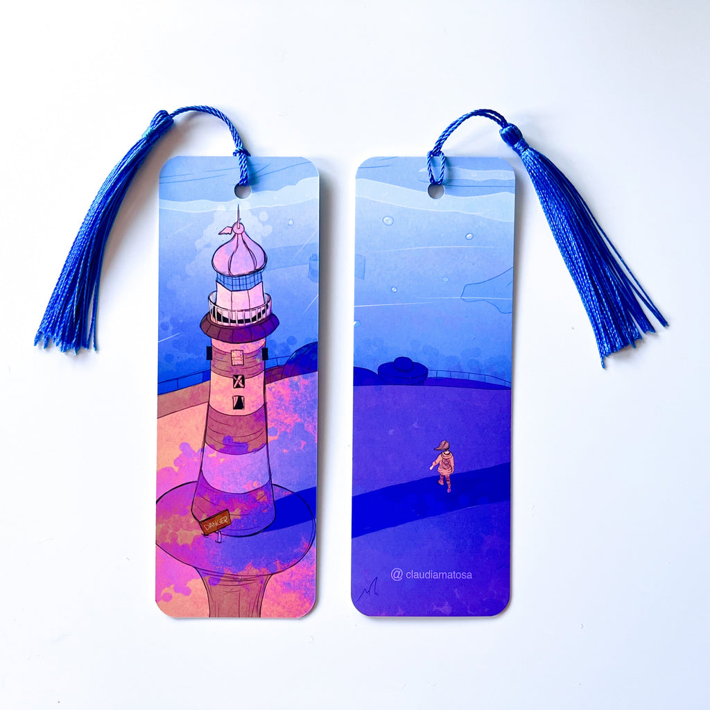 Tassel Bookmark - Lighthouse