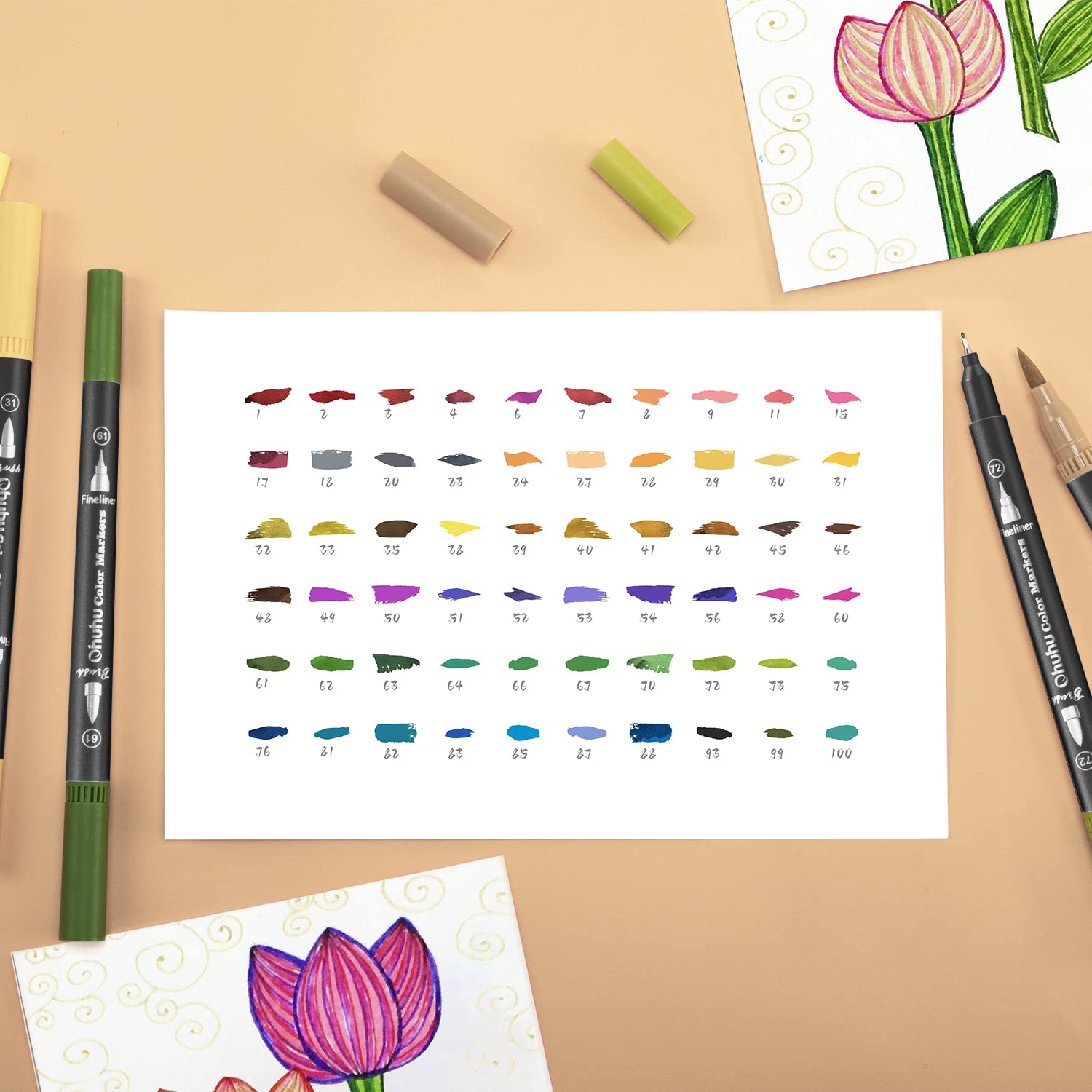 Dual Tip Art Marker Set