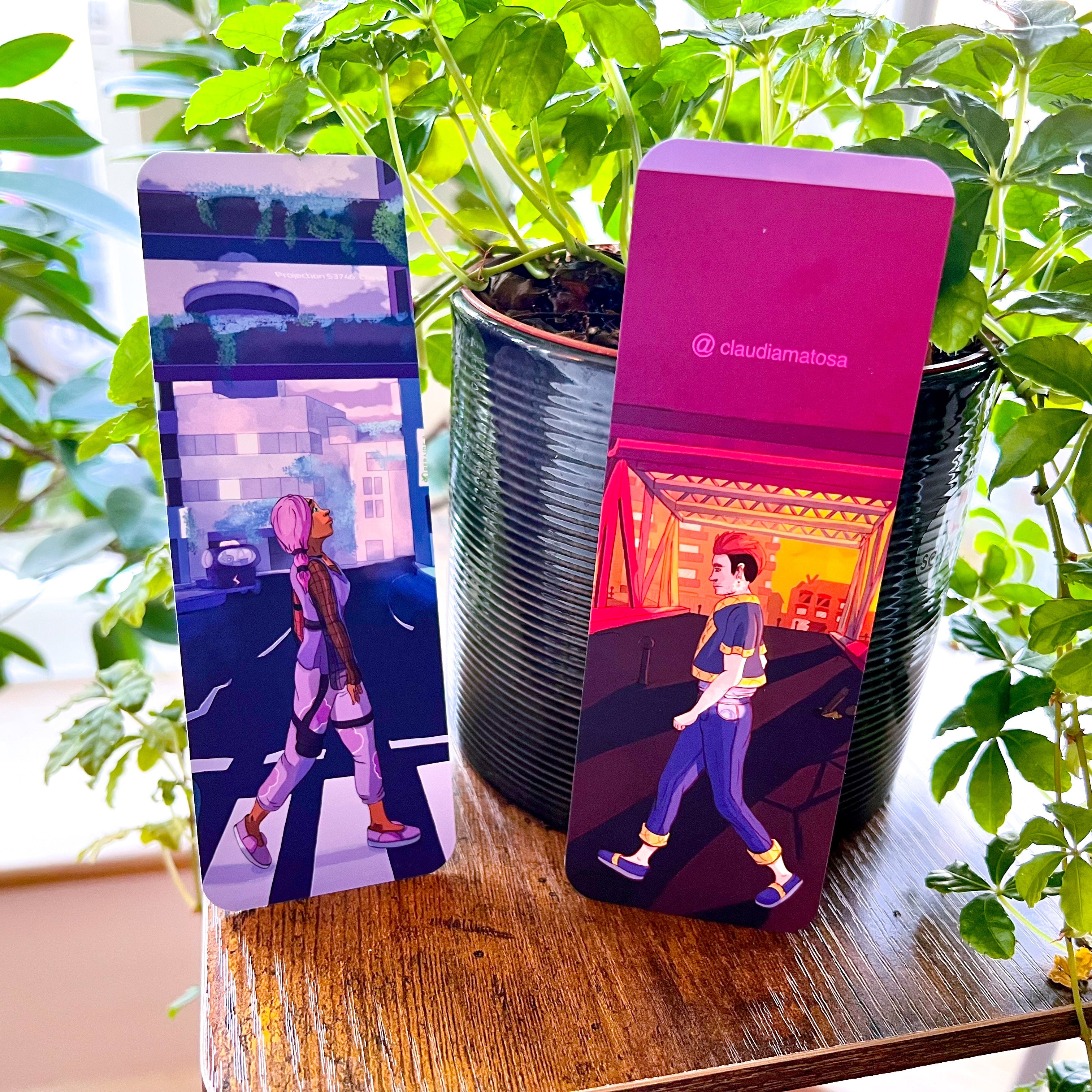 Tassel Bookmark - Futuristic Crossing