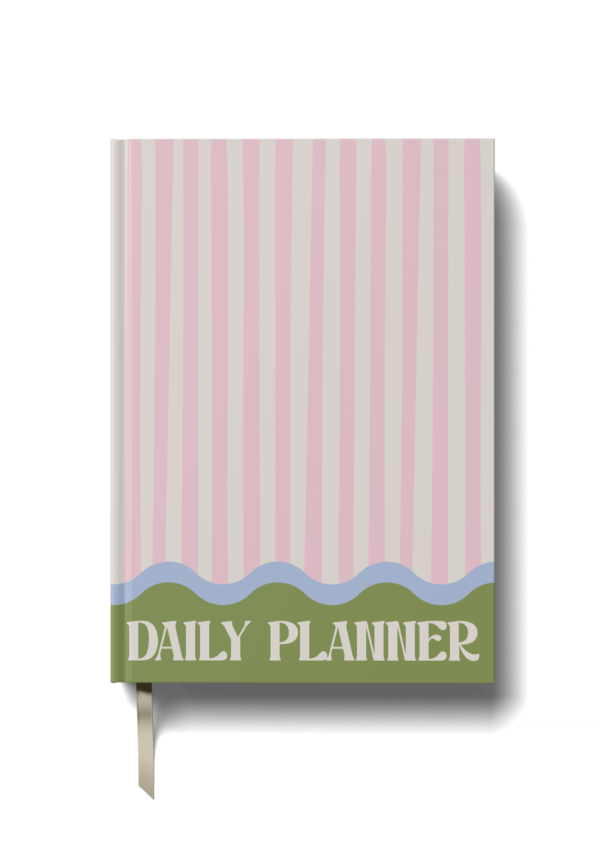 The Daily Planner - Pink Stripes (A5)