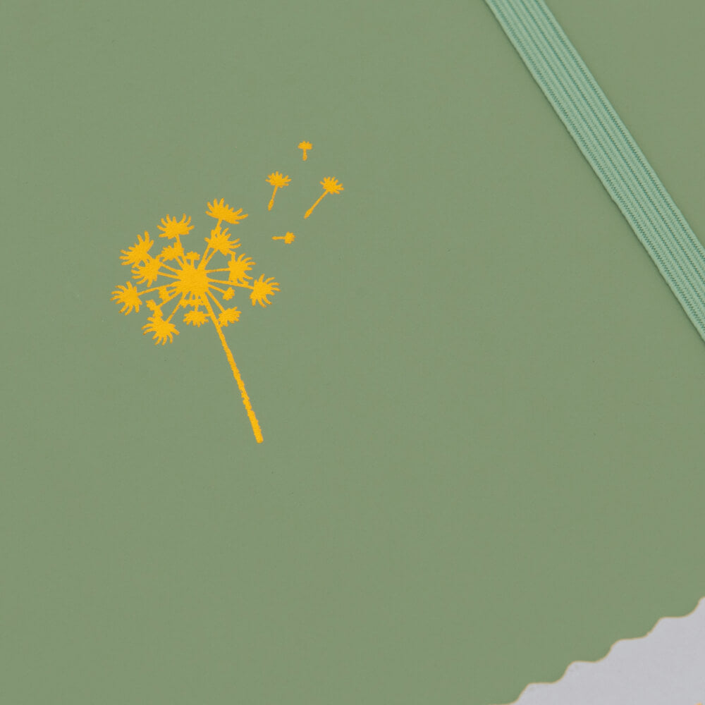 Dandelion Dot Grid Journal (A5)