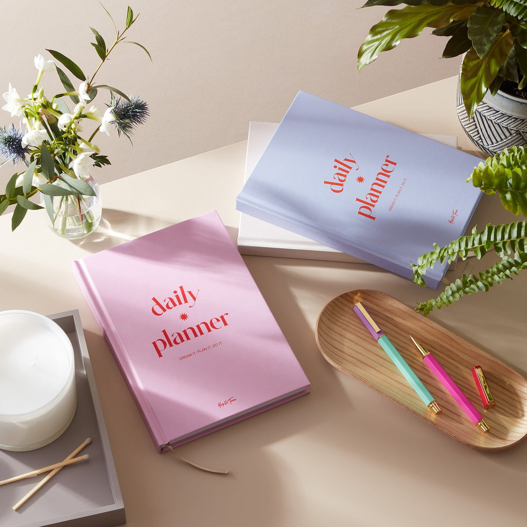 The Daily Planner - Pink Stripes (A5)