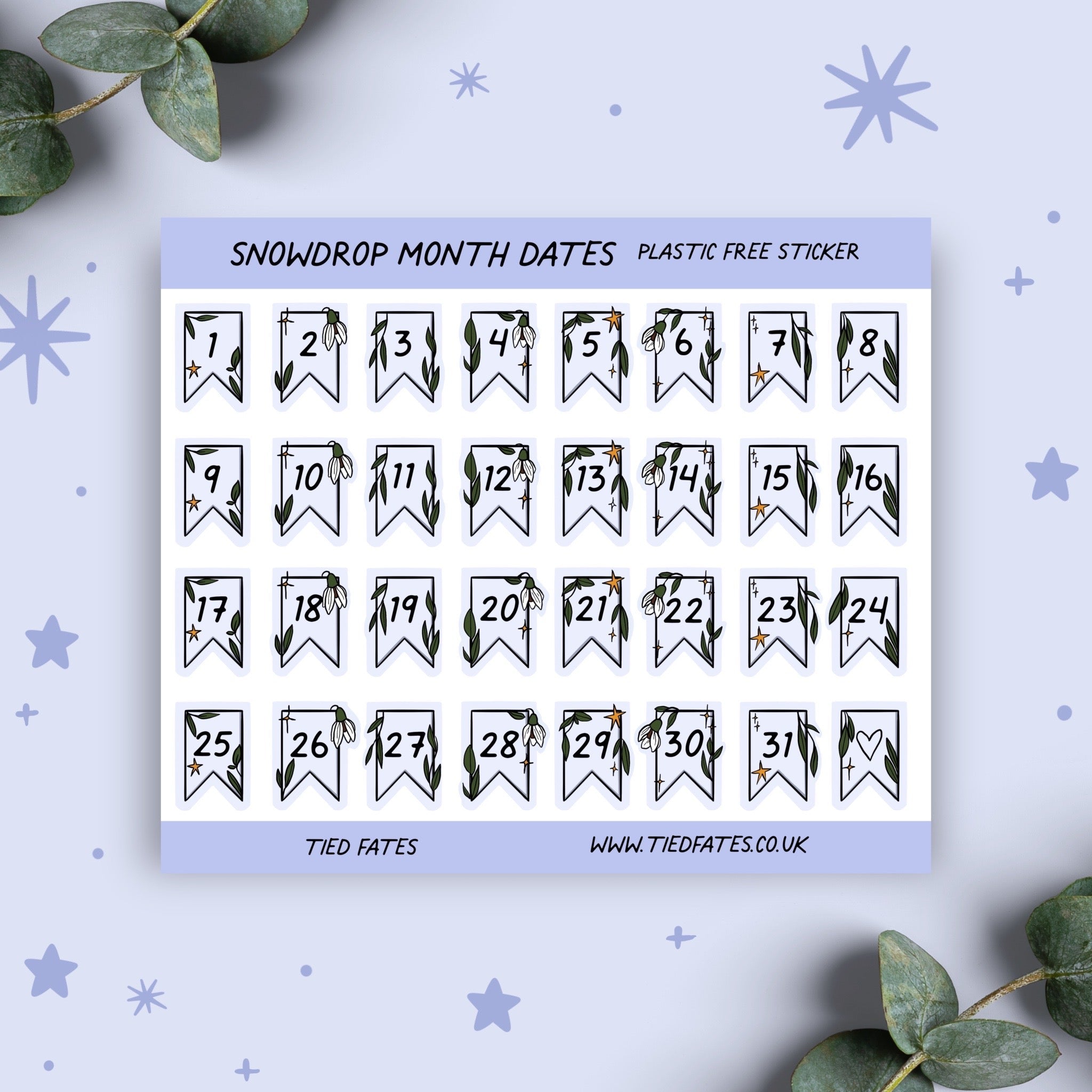 Snowdrop Sticker Set