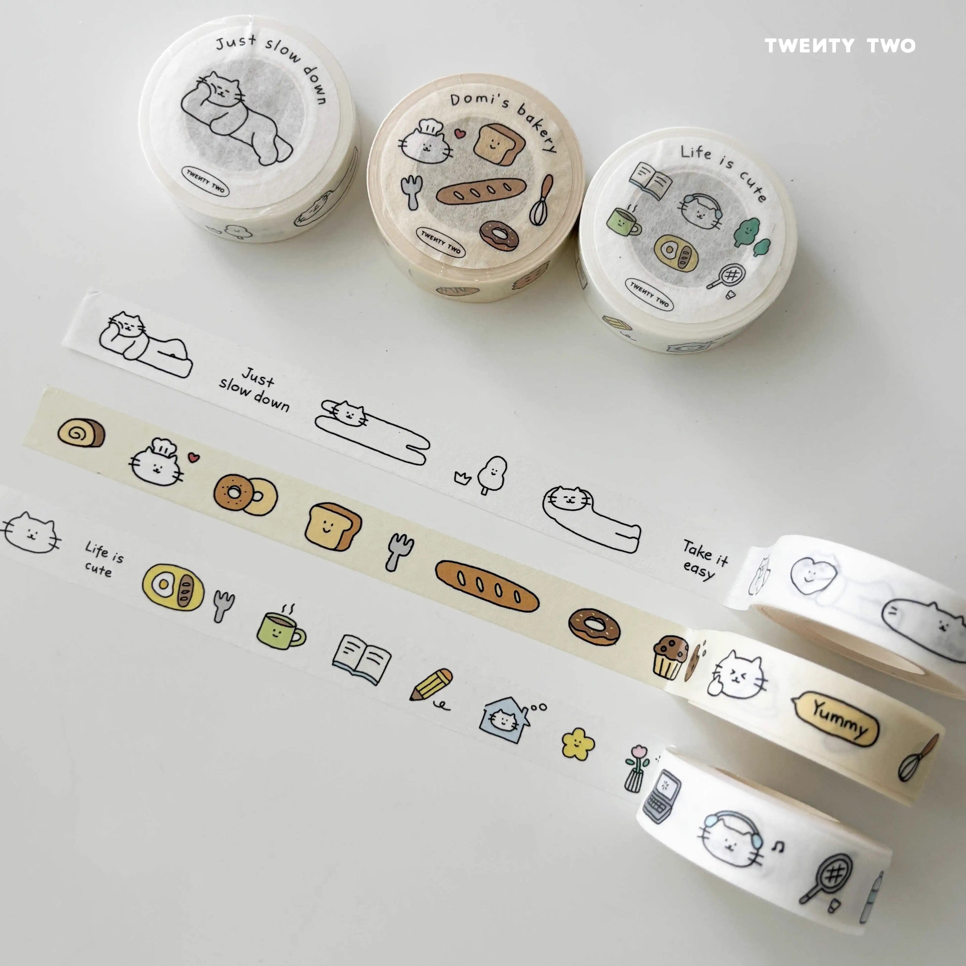 Kitty Cat Cafe Washi Tape