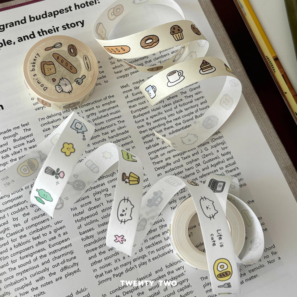 Kitty Cat Cafe Washi Tape