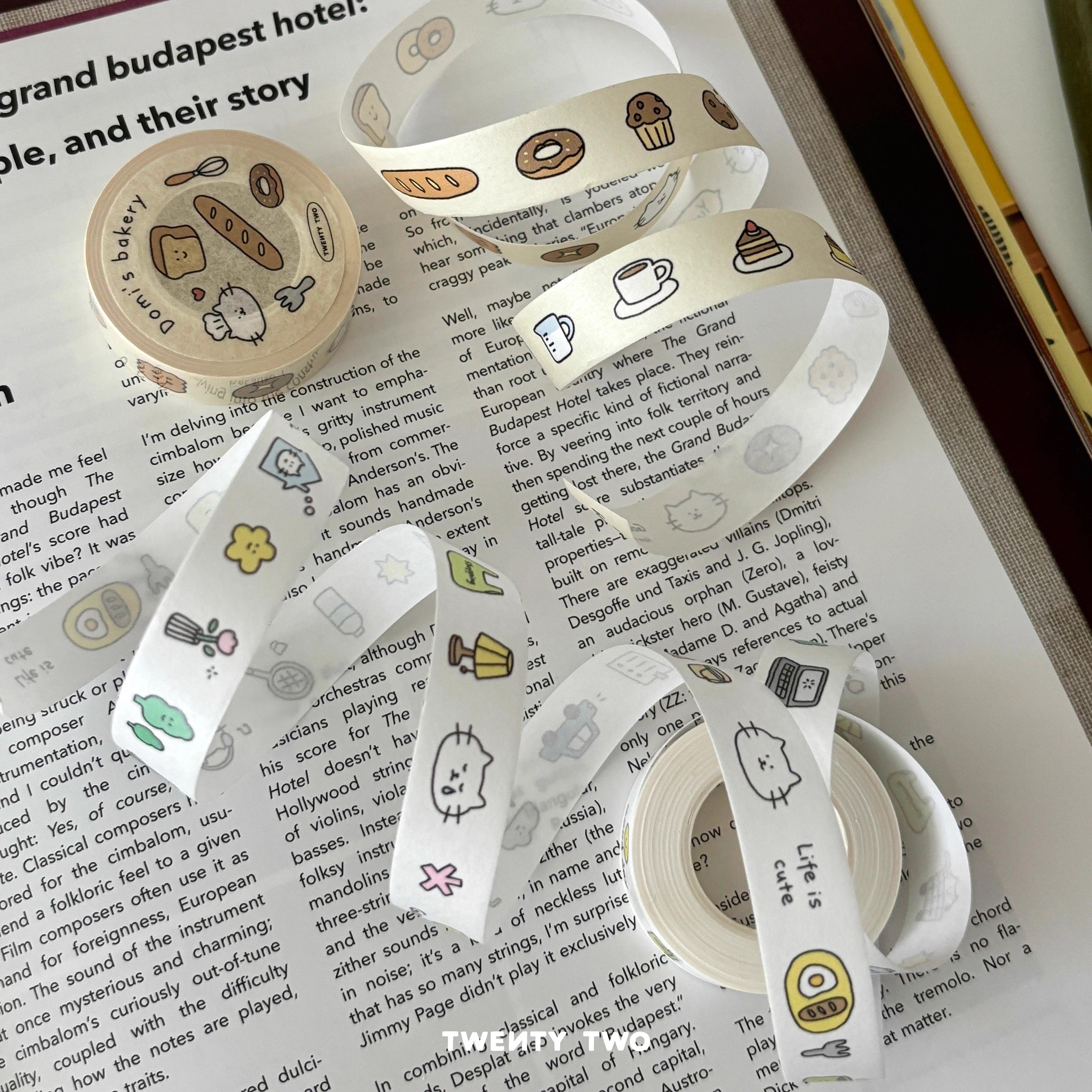 Kitty Cat Cafe Washi Tape