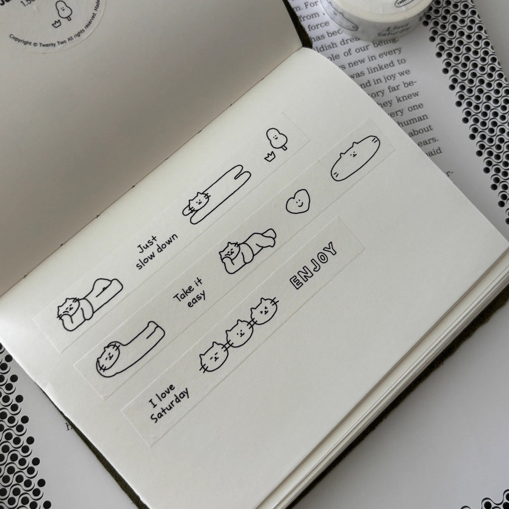 Kitty Cat Cafe Washi Tape