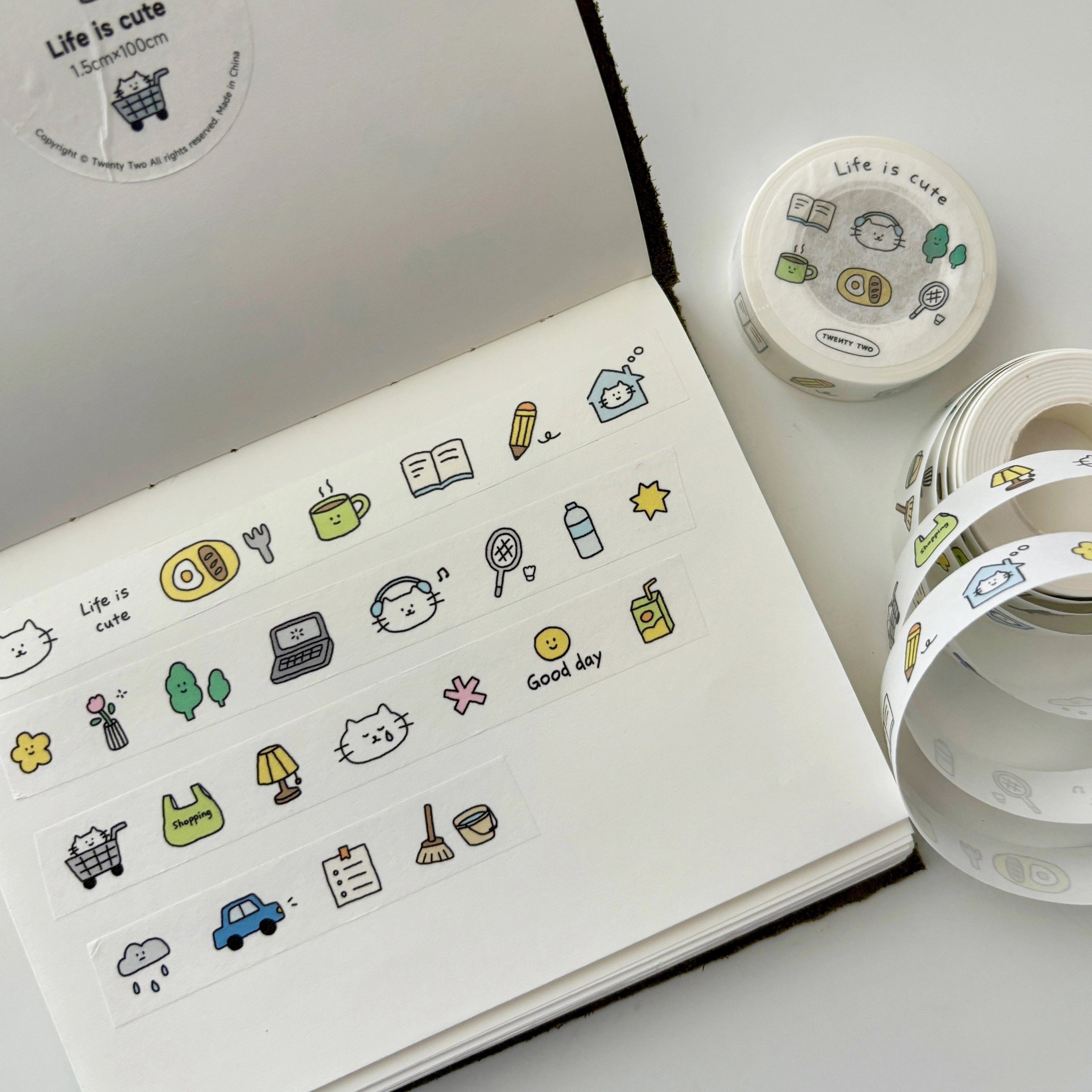 Kitty Cat Cafe Washi Tape