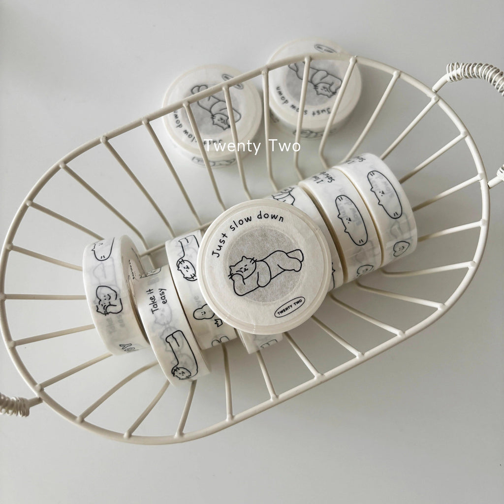 Kitty Cat Cafe Washi Tape