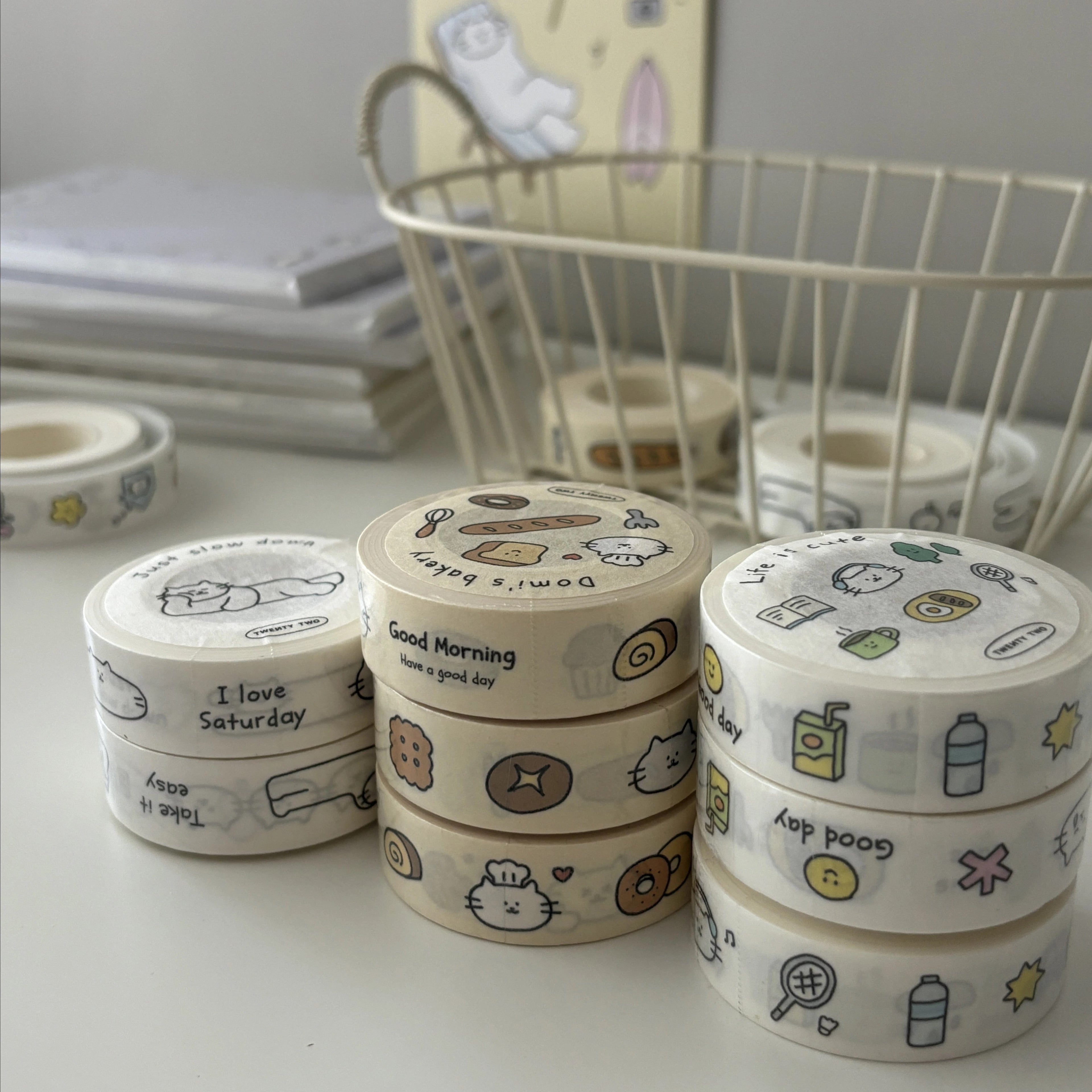 Kitty Cat Cafe Washi Tape