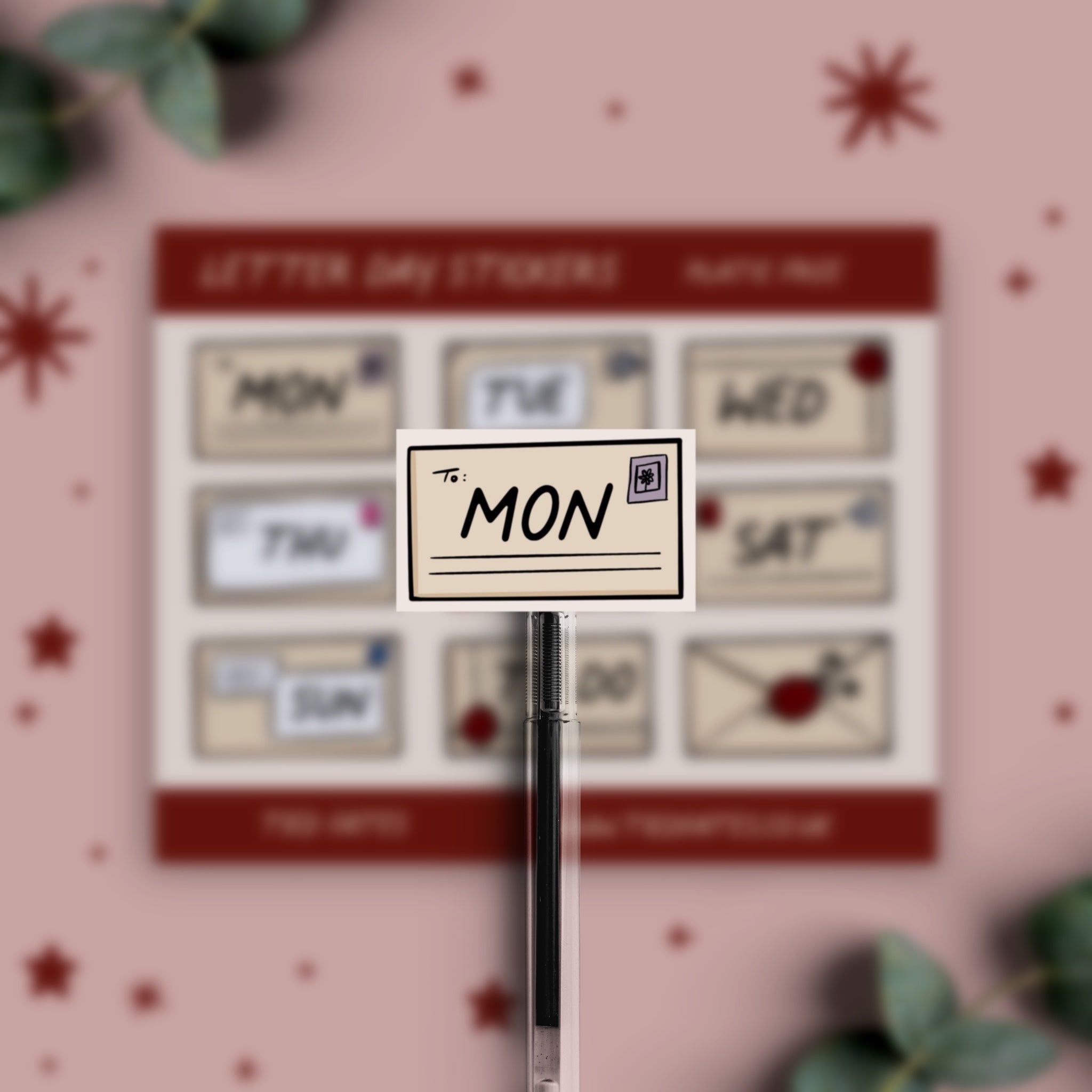 Postal Letters Sticker Set