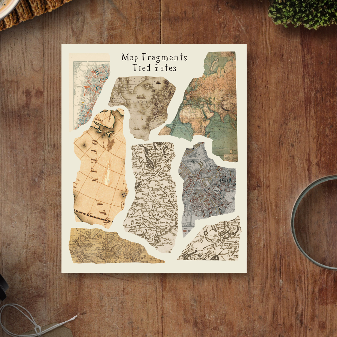 Map Fragments Sticker Set